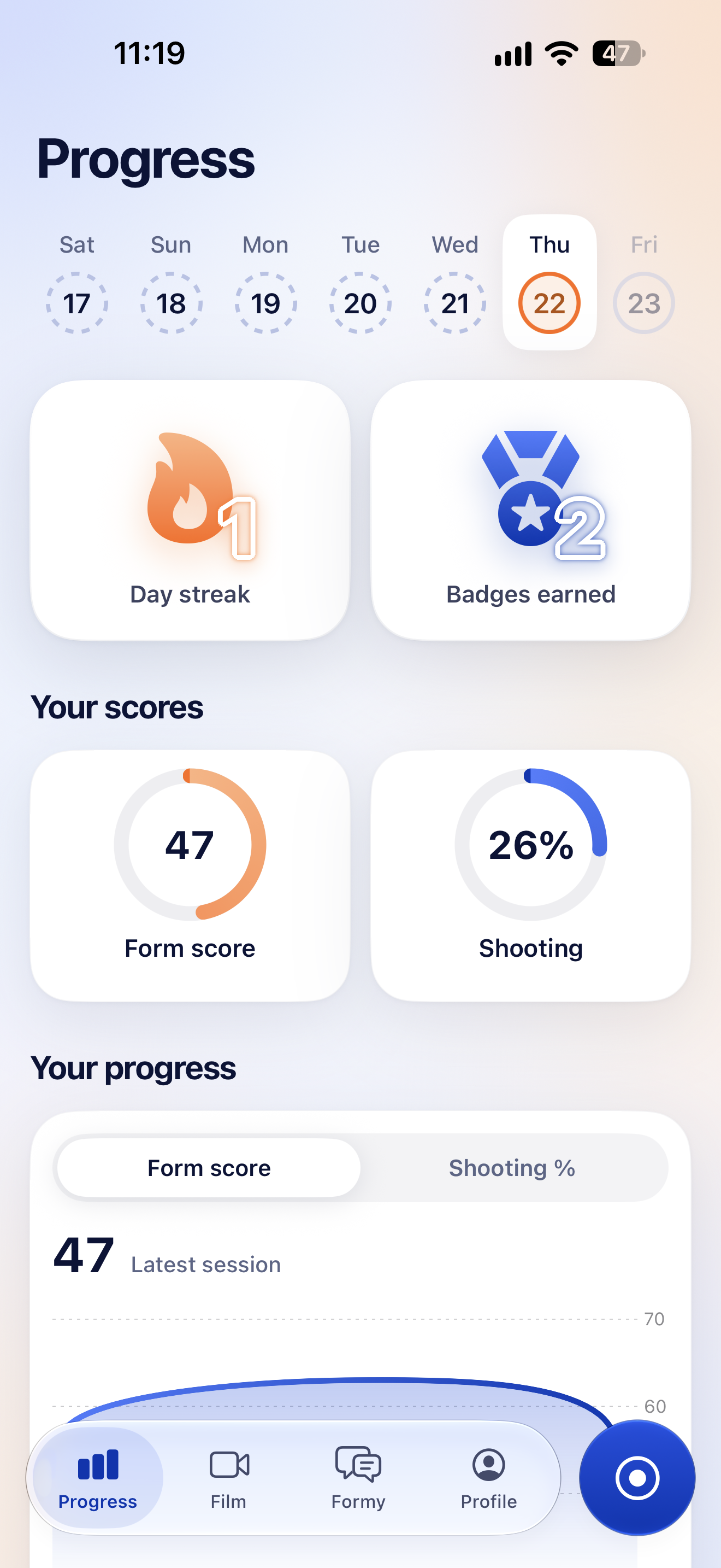 Reforme basketball coaching app